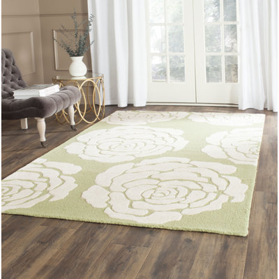 Tapis en laine touffeté à la main Cannen