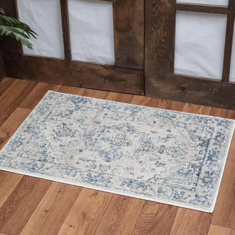 Tapis ivoire Noble, Rectangle 5 pi 3 po x 7 pi 3 po