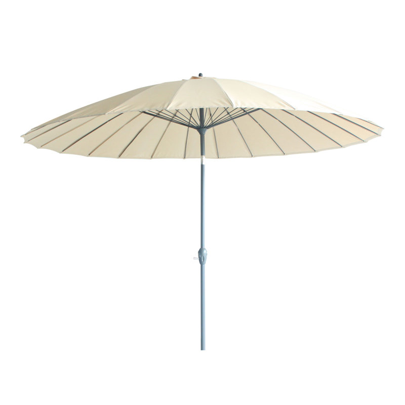 300cm Market Parasol, Cream, Grey