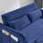 Multifunctional Velvet Sofa Bed With Storage, Modern Adjustable Design