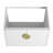 23.80'' Wall Mounted Single Bathroom Vanity with Ceramic Top