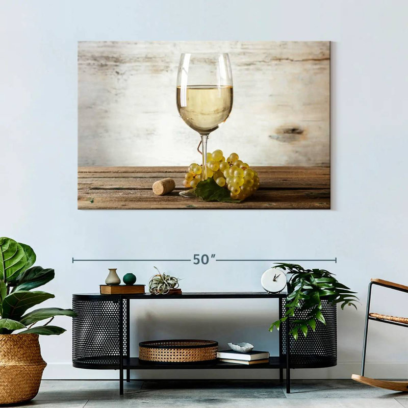Yarlin White Wine, 32" H x 48" W