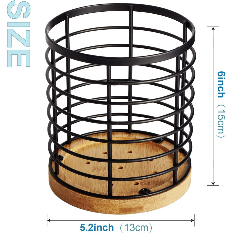 Matte Black Cookware Rack