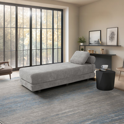 30"W Convertible Guest Bed & Daybed - Fold Out Sleeper With Queen Size Mattress