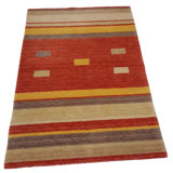 Canvello Hand Made Modern All Over Indo Gabbeh Rug - 3'11'' X 5'11''