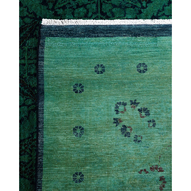Tapis unique en laine 12 pi 3 po x 18 pi Slyvere