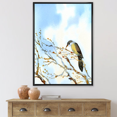 «Old Bare Tree in Rustic Landscape», peinture sur toile