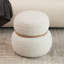 Tabouret bonhomme de neige, siège d'une largeur de 14,56 po, ventre rond, mignon et ludique, convient à tout espace-35910476