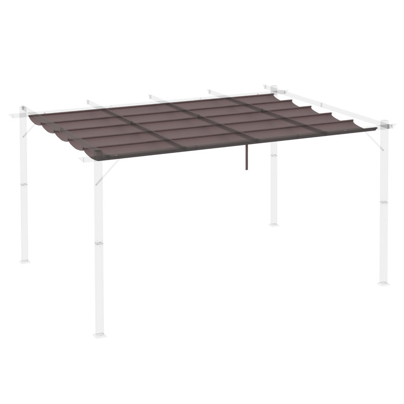Housse de remplacement pour auvent pour pergola 10 pi x 13 pi, Café