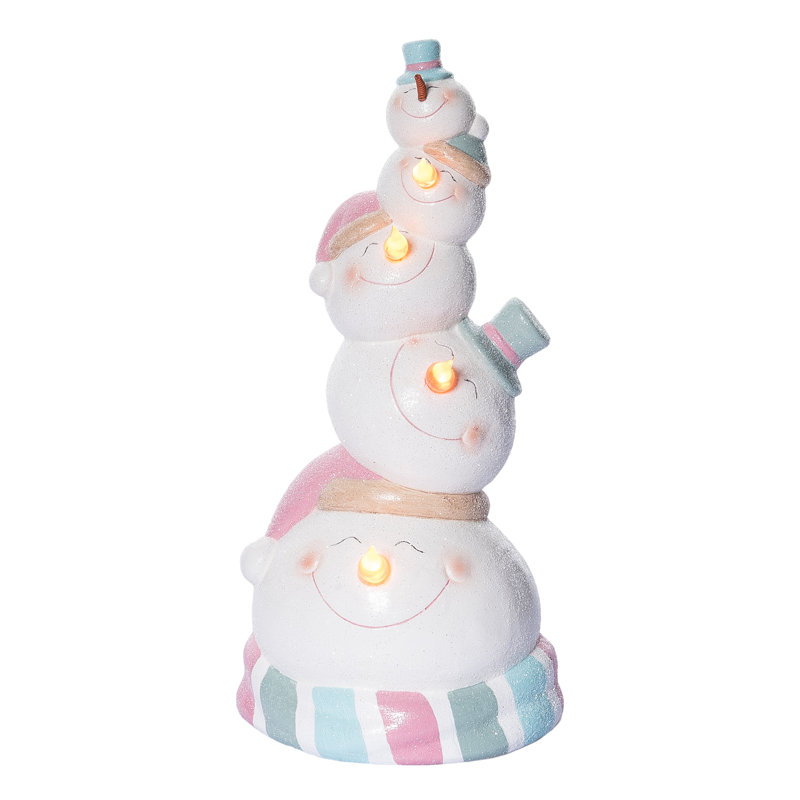 Figurine bonhomme de neige 13 po