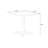 Burlywood Square Solid Wood Dining table-792777074