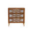 Armoire de rangement moderne à miroir avec 3 tiroirs COZAYH
