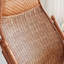 Chaise berçante en rotin respirant