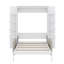 Grand lit escamotable polyvalent à grand lit jumelé à un canapé confortable-809016658