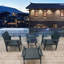 Confortable mobilier de patio: 5 avec chaise et coussins-774877921