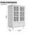 Minimalist China Cabinet With Double Glass Doors And Drawer-1251838877