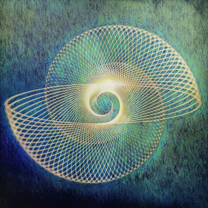 Spiral Glow 1 30 x 30