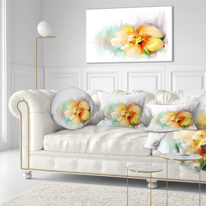 Coussin lombaire floral magnifique
