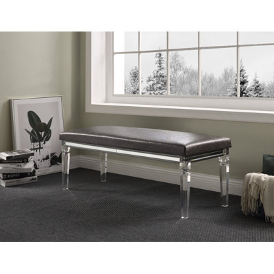 Jay Bench, PU & Clear Acrylic