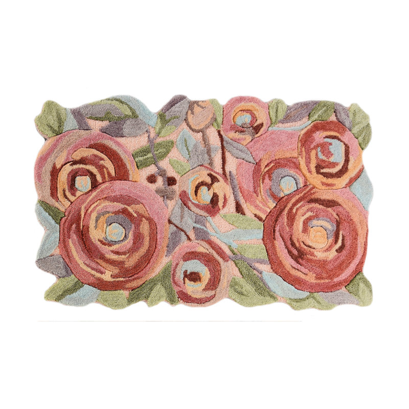 Sonia's Rose Rug, Rectangle 2'3" x 3'9"
