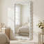 Miroir irrégulier pleine longueur ondulé avec cadre enveloppé de flanelle-1810357428-1810357430
