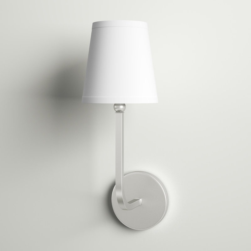 Climsland Armed Sconce, Brushed Nickel