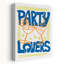 «Party Lovers Cheers», rétro, rétro, paysage naturel, art mural-129146936