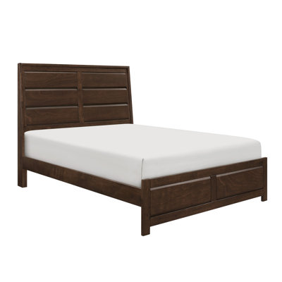 Lit en bois pour grand lit, cadre de lit avec option d'ameublement moderne, mobilier contemporain
