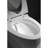 Unique Smart Toilet With Bidet Built In, Intelligent One Piece Toilet For Modern Bathroom, Auto Open/Close Seat, Foot Sensor, LED Display,Night Light, Warm Water & Dryer-114631457