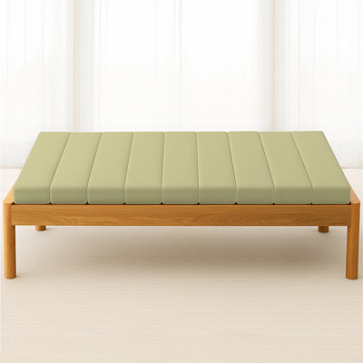 Coussin de banc de fenêtre en polaire H 1,8 po de qualité supérieure, mousse haute densité, résistant aux rayures pour animaux de compagnie, coussin de siège de fenêtre intérieur / extérieur