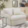 Upholstered Swivel Chair And A Half