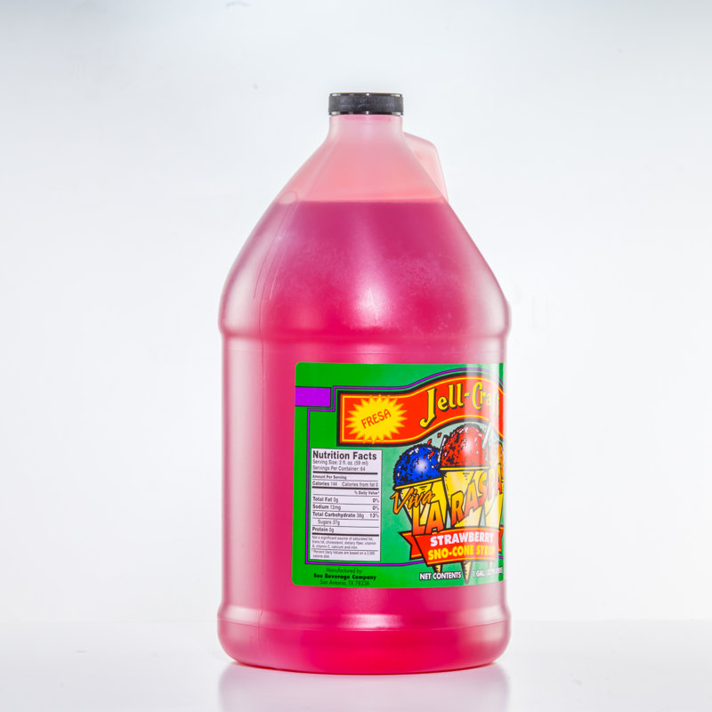 FixtureDisplays Snow Cone Sirop, Fraise