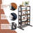 Medium-Size Rubber Wood Multifunction Convertible Dining Table,Transition Dining Table And Shelf For Home And Kitchen,Free Switch,Space-Saving For Any Need ,Wood Color Finish