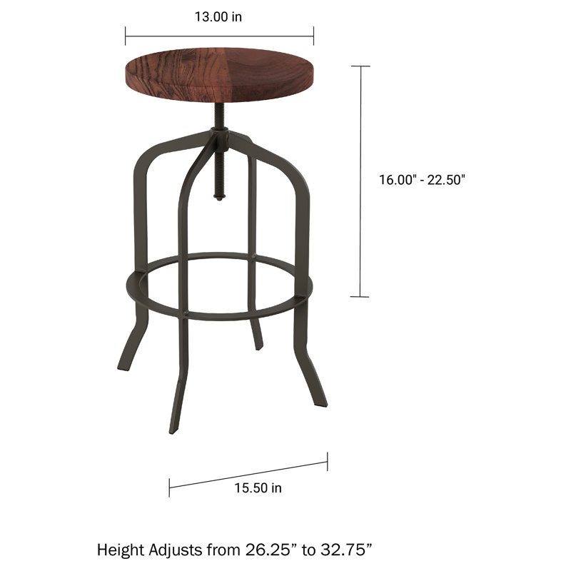 Tabouret de bar pivotant Washington, Café