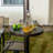 Outdoor Metal Propane Gas Patio Heater With Wheels And Drink Stand
