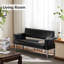 Mladenka Faux Leather Office Bench