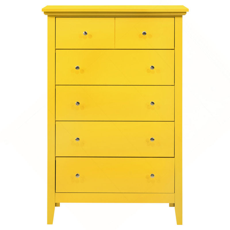 Commode Hammond, jaune, Jaune
