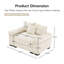 Canapé modulaire surdimensionné 54,3 po Cloud-173241884