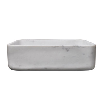 Barclay Maxton 12.75'' Marble Rectangular Bathroom Sink