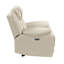 Chiar inclinable électrique avec ceinture à DEL beige-1053512348