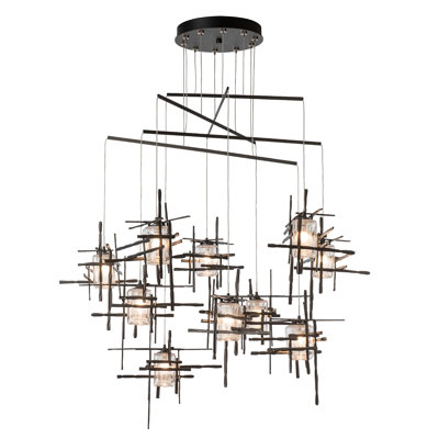Luminaire suspendu mobile 10 lumières Tura