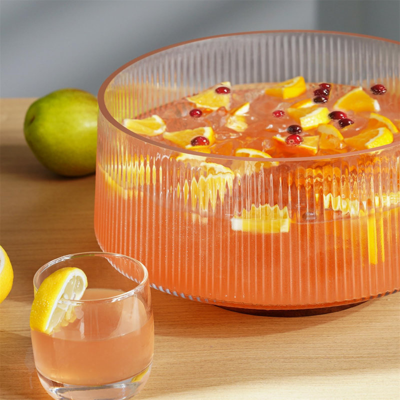 Ivy Bronx Glass Salad Bowl