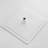 1-Spray Patterns With 2.5 GPM 8 In. Wall Mount Fixed Shower Head In White