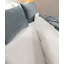 Ensemble de housse de couette double Luxury, bleu foncé, 79 x 87 | 100% coton, contexture de 244 | Comprend 2 taies d'oreiller 12 x 20 et 17 x 17 | Fermeture à boutons, lavable en machine à 86 ° F | Literie douce, durable et élégante-112953950