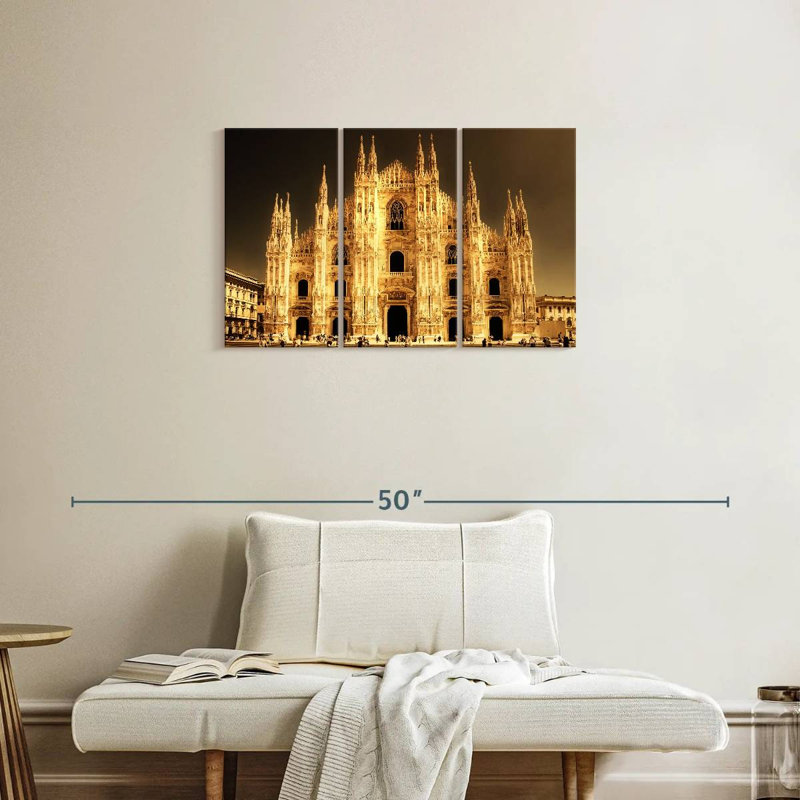 Sebbie Gothic Milan Cathedral, 20" H x 33" W