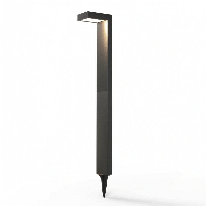 Éclairage de sentier basse tension 2 lumières DEL de jardin en fonte d'aluminium imperméable 150LM 4000K pour allée de jardin