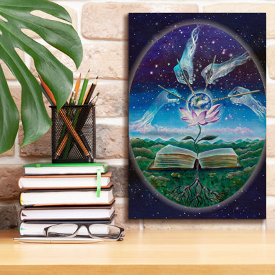  'Collective Earth Prayer' by Verena Wild Canvas Wall Art, 12" x 18"