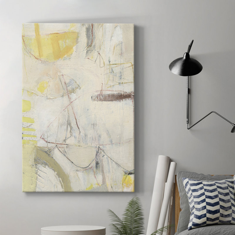 Fizgig IV - peinture sur toile tendue, H 48 po x l 32 po x P 1 po