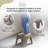  Kids Non-Slip Step Stool Toddler Helper for Bathroom, Stone Grey-1352723506