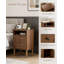 39cm W Manufactured Wood Bedside Table